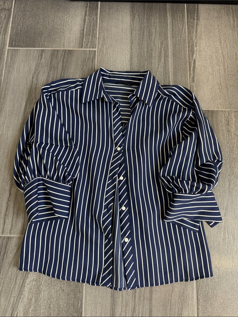 Zara Striped Button Down